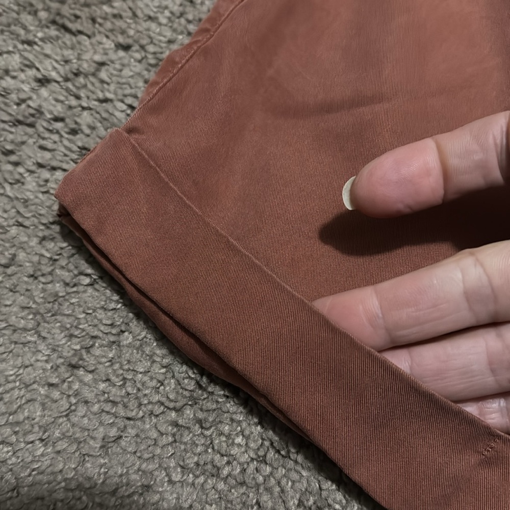 Universal Thread Lyocell Pull On Shorts-Sz M-Rusty Brick Color-Pockets-EUC - Picture 5 of 13